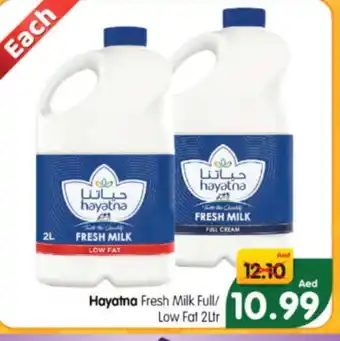 Al Madina Hypermarket HAYATNA Full Cream Milk offer