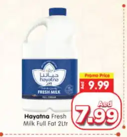 Al Madina Hypermarket HAYATNA Fresh Milk offer