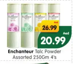 Al Madina Hypermarket Enchanteur Talcum Powder offer