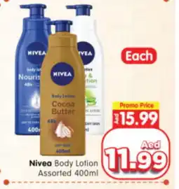 Al Madina Hypermarket Nivea Body Lotion & Cream offer
