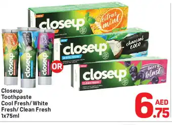 Day To Day CLOSE UP Toothpaste offer