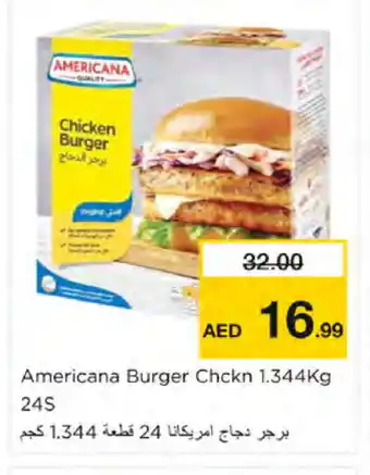 Nesto AMERICANA Chicken Burger offer
