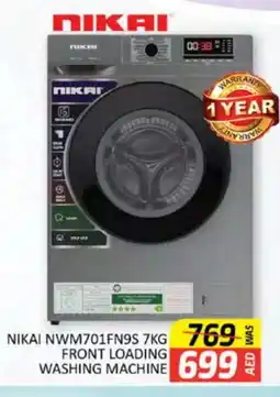 Mango Hypermarket LLC NIKAI Washer / Dryer offer