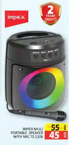 Mango Hypermarket LLC IMPEX Speaker offer