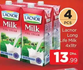 Al Madina LACNOR Full Cream Milk offer