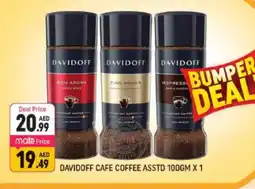 Shaklan DAVIDOFF Coffee offer