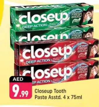 Shaklan CLOSE UP Toothpaste offer
