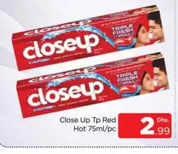 Al Madina CLOSE UP Toothpaste offer