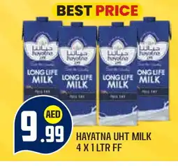 Baniyas Spike Hypermarket HAYATNA Long Life / UHT Milk offer