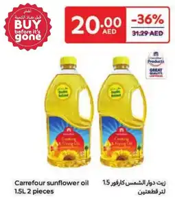 Carrefour Carrefour sunflower oil offer