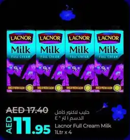 Lulu Hypermarket Lacnor Full Cream Milk offer