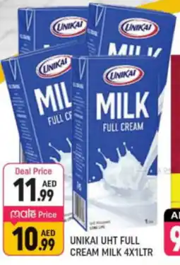 Shaklan Unikai uht full cream milk offer