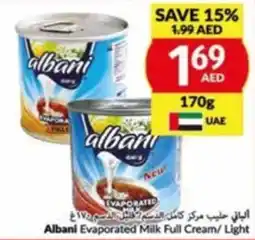 Viva Albani Evaporated Milk Full Cream/ Light offer