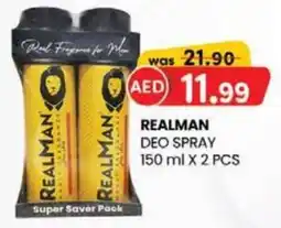 KM Trading Realman Deo Spray offer