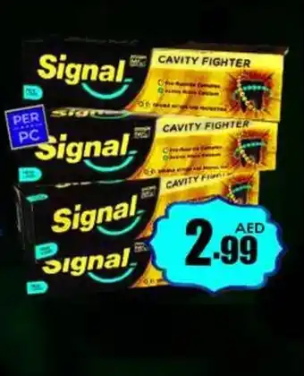 Amber Signal Toothpaste offer