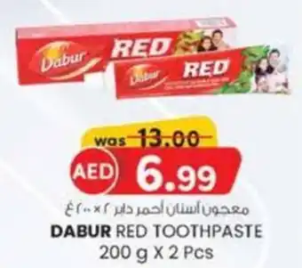 KM Trading Dabur Red Toothpaste offer