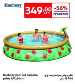 Carrefour Bestway pool set paradise palm offer