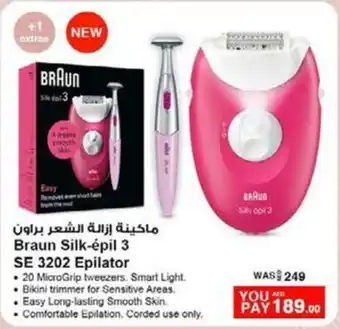 Nesto Braun Silk-épil 3 SE 3202 Epilator offer