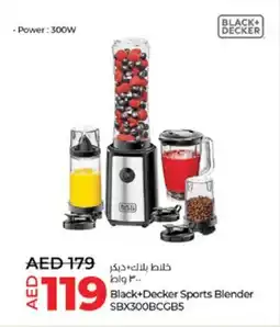 Lulu Hypermarket Black+Decker Sports Blender SBX300BCGB5 offer