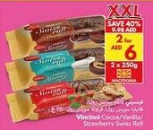 Viva Vincinni Cocoa/Vanilla/ Strawberry Swiss Roll offer