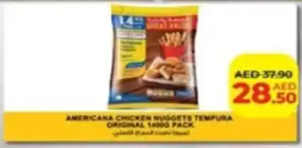 Lulu Hypermarket Americana chicken nuggets tempura original 14000 pack offer
