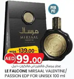 KM Trading Le falcone mirsaal valentine / passion edp for unisex offer