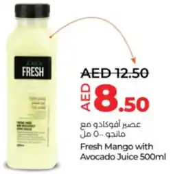 Lulu Hypermarket Fresh Mango with Avocado Juice offer