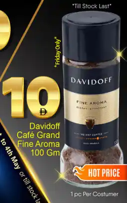 Bigmart Davidoff Café Grand Fine Aroma offer
