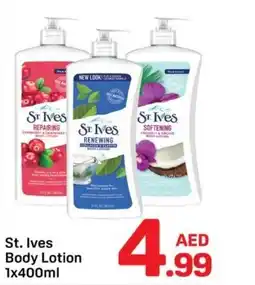 Day To Day St. Ives Body Lotion offer