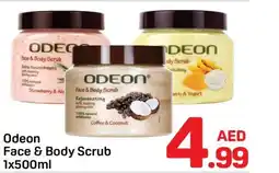 Day To Day Odeon face & body scrub offer