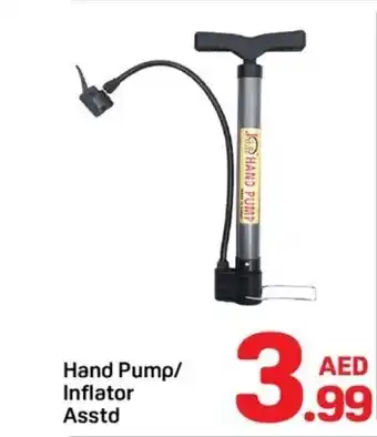 Day To Day Hand Pump Inflator offer