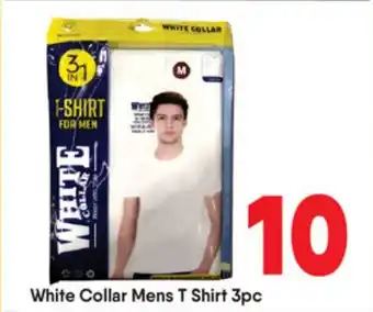 Bigmart White Collar Mens T Shirt offer