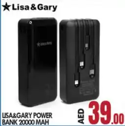 Bigmart Lisa & gary power bank offer