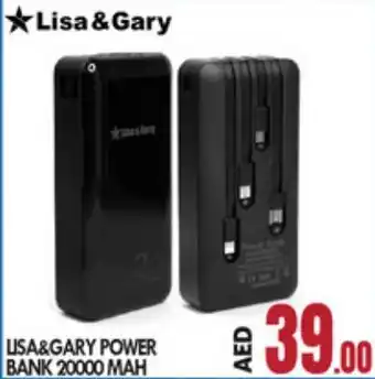 Bigmart Lisa & gary power bank offer