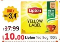 Al Madina Lipton Tea Bag 100's offer
