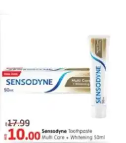 Al Madina Sensodyne Toothpaste Multi Care + Whitening offer