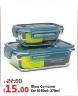 Al Madina Glass Container set offer