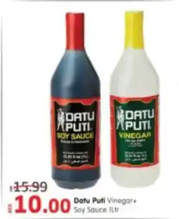 Al Madina Datu Puti Vinegar+soy sauce offer