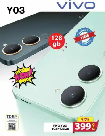 Grand Mall Sharjah Vivo Y03 4GB/128GB offer