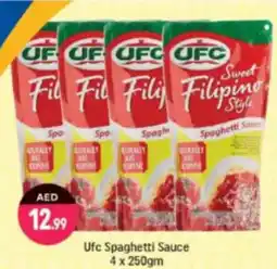 Shaklan UFC Spaghetti Sauce offer