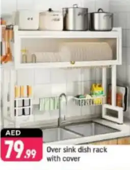 Shaklan Over sink dish rack with cover offer