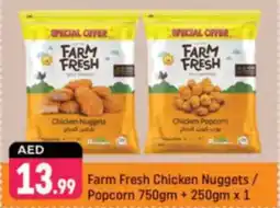Shaklan 13.99 Farm Fresh Chicken Nuggets Popcorn offer