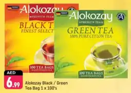 Shaklan Alokozay Black / Green Tea Bag offer