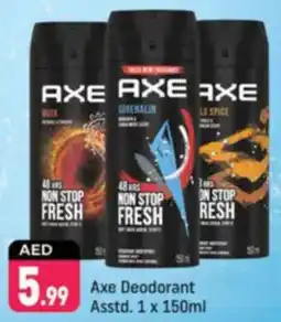 Shaklan Axe Deodorant offer