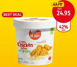Union Coop Al Ain Crispy Chicken Bucket With Fries offer