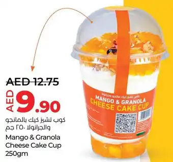 E City Mango & Granola Cheese Cake Cup offer