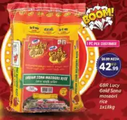 AIKO HYPERMARKET Gbr lucy gold sona masoori rice offer