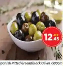 AIKO HYPERMARKET Spanish Pitted Green&Black Olives offer