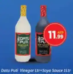 AIKO HYPERMARKET Datu Puti Vinegar +Soya Sauce offer