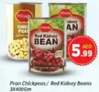 AIKO HYPERMARKET Pran Chickpeas/ Red Kidney Beans offer